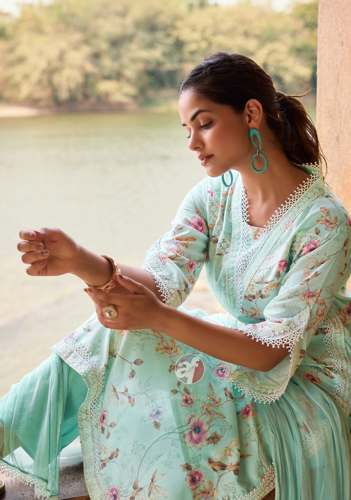 Sakhi Re Vol 2 By Af Linen Cotton Printed Plus Size Kurti With Bottom Dupatta Wholesale Market In Surat